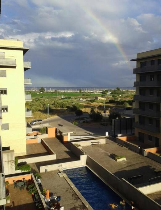 Apartamento Con Piscina ,Parking Y Aire Acondicionado Sant Carlos de la Ràpita Buitenkant foto